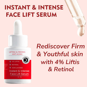 Face lift serum bottle