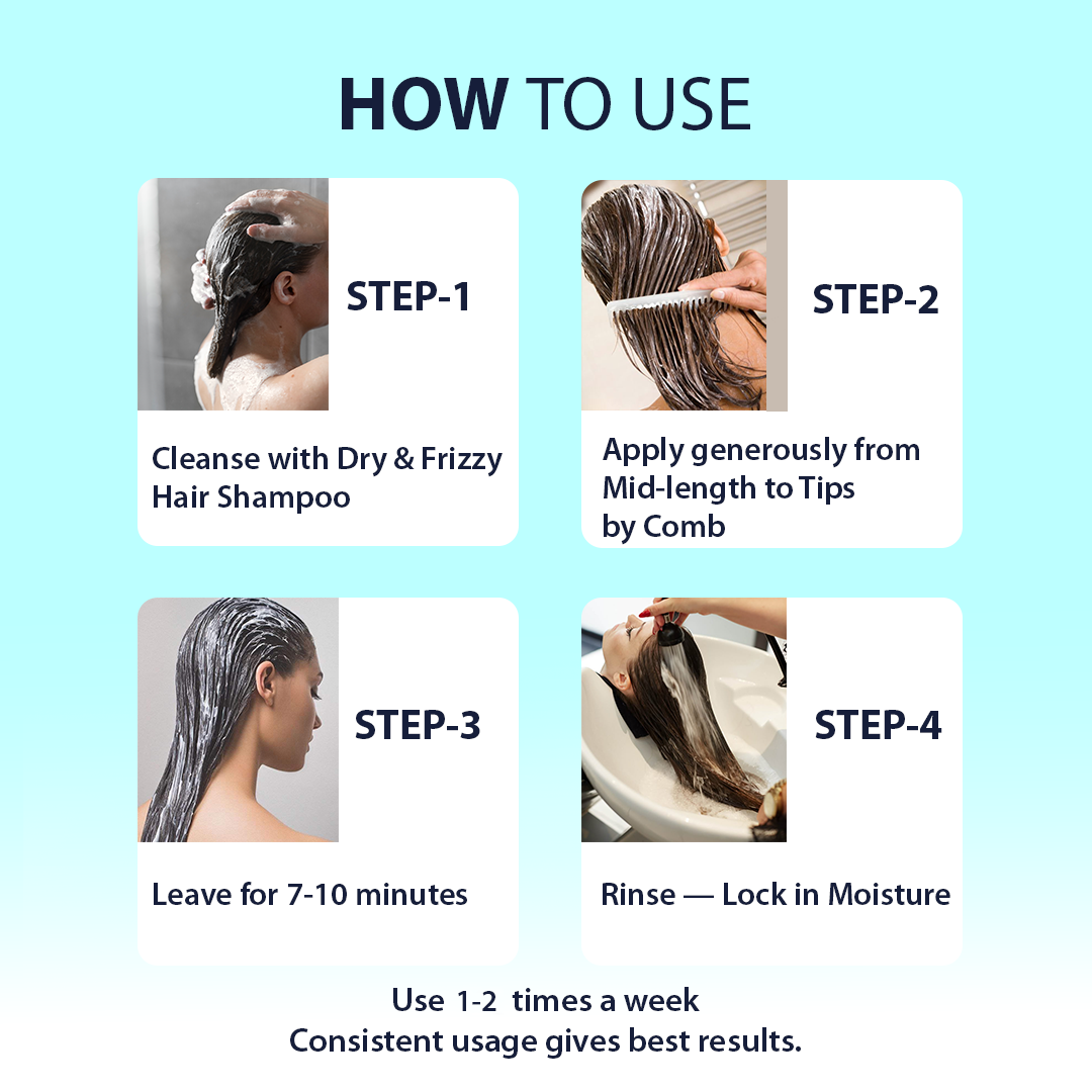 Smoothing hair care mask