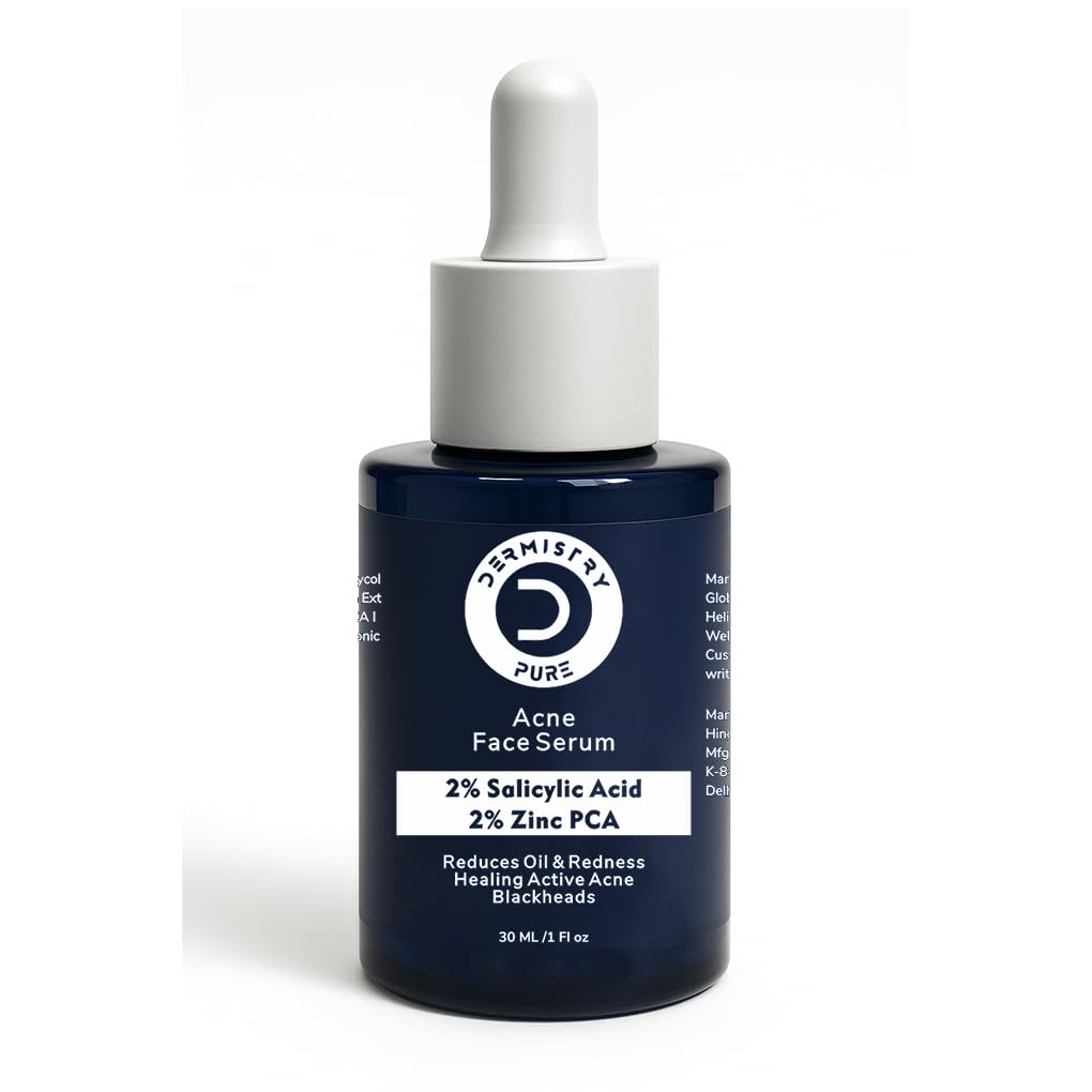 Pure 2% Salicylic Acid & 2% Zinc Serum for Acne, Oil, Blackheads