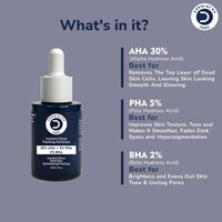 AHA BHA exfoliating serum bottle