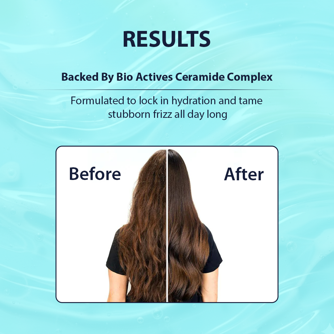 Anti-frizz hair treatment oil