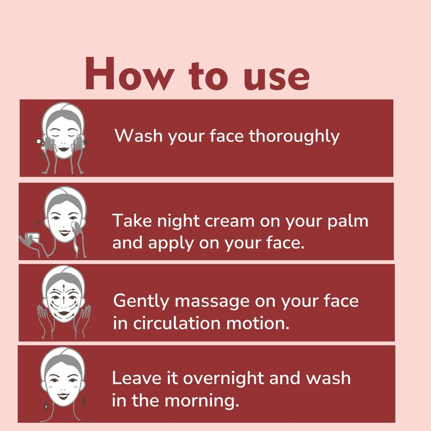 Anti wrinkle night face cream