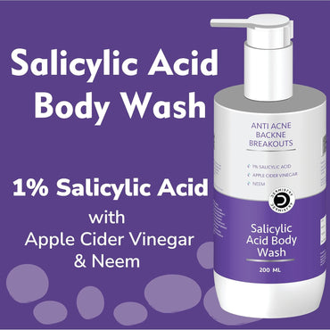 Body acne control wash bottle