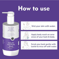 Body wash for acne prone skin