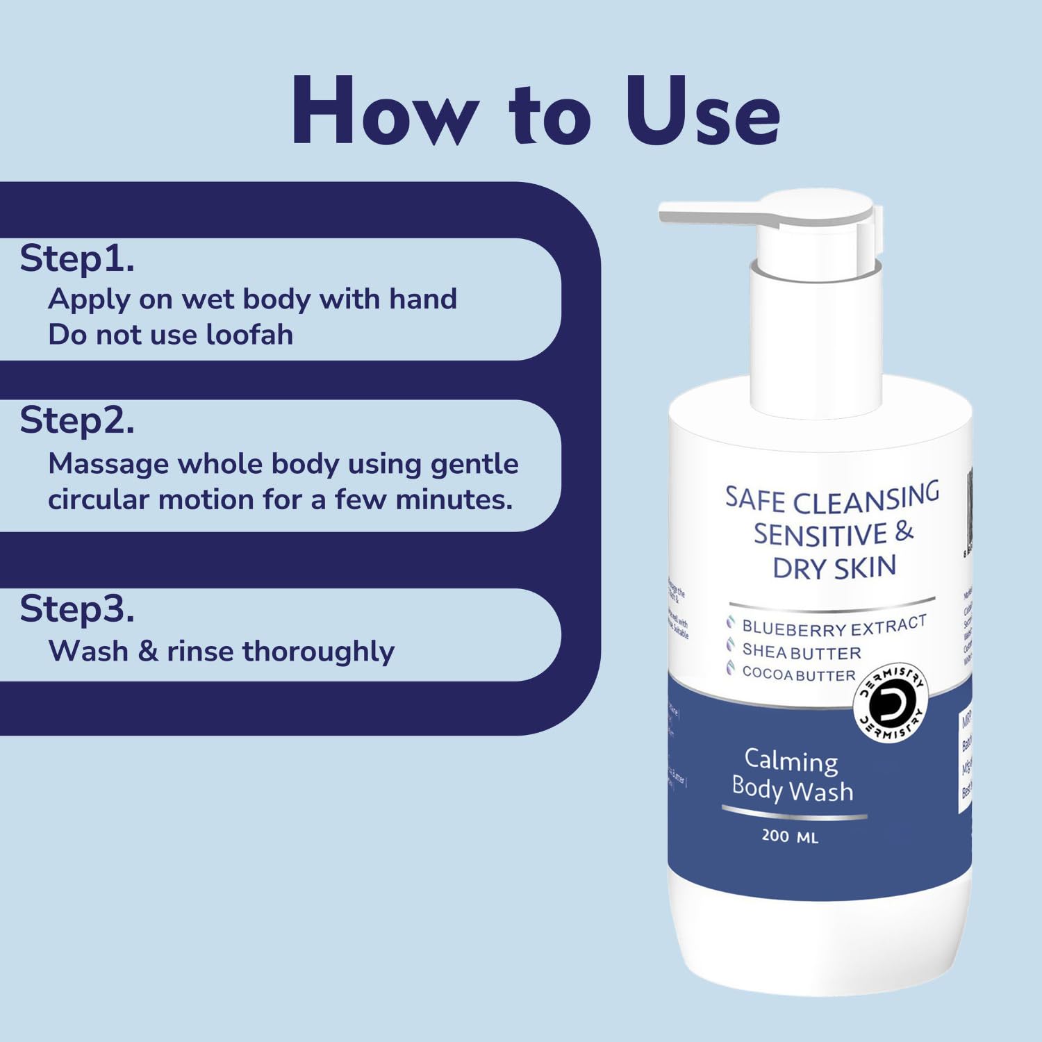 Body wash for moisture balance