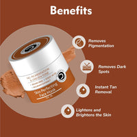 Brightening and tan removal mask