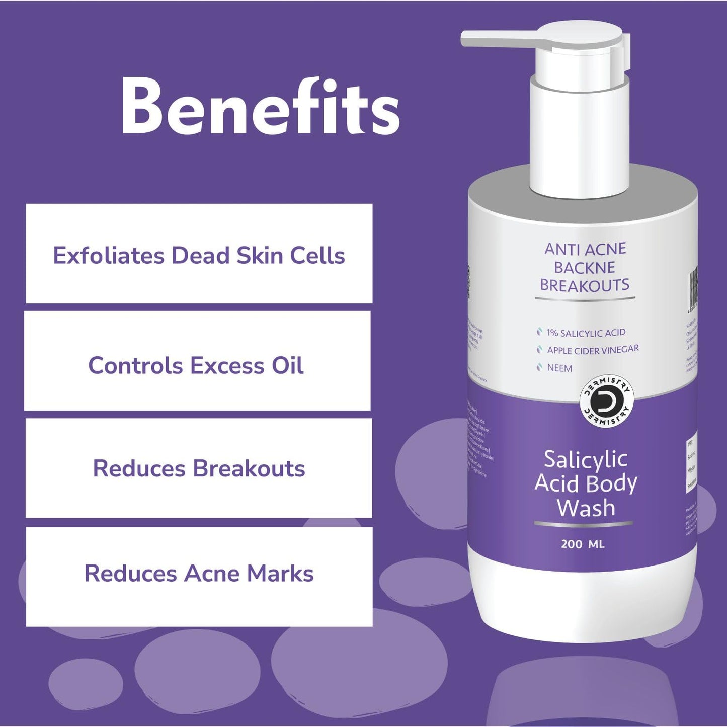 Clear skin body wash