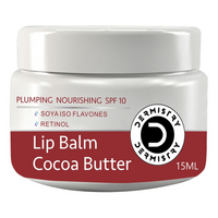 Cocoa butter lip balm for dry cracked lips
