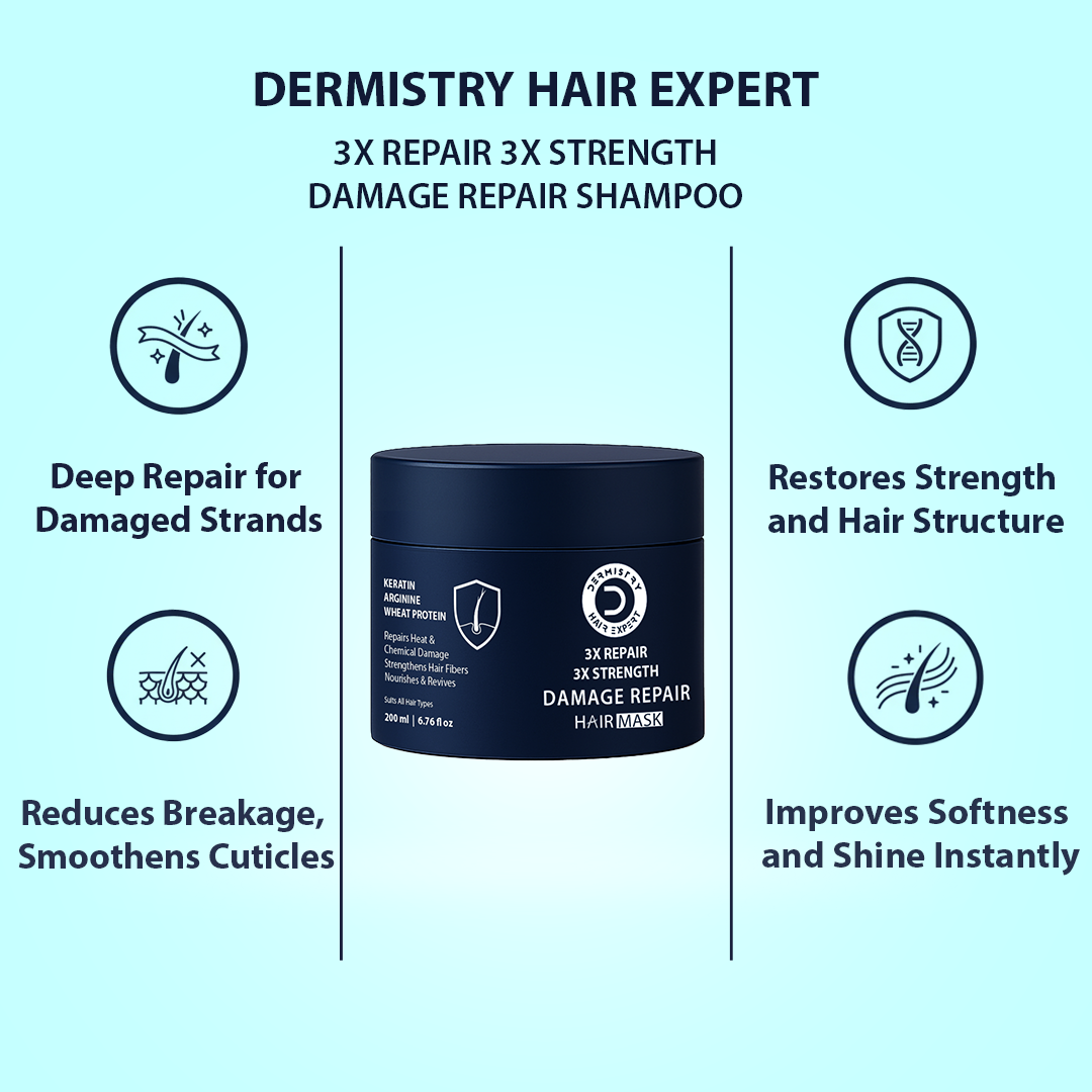 Damaged hair restoration mask