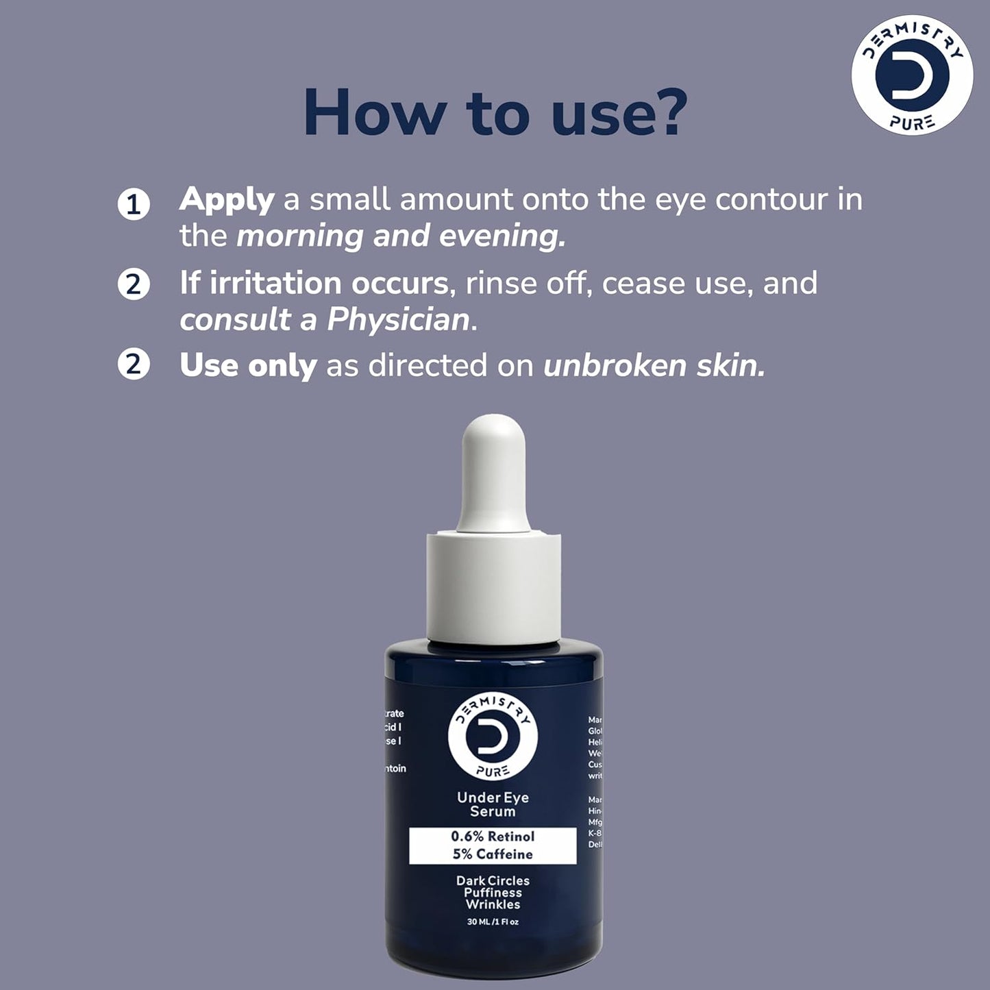 Dark circle correcting serum