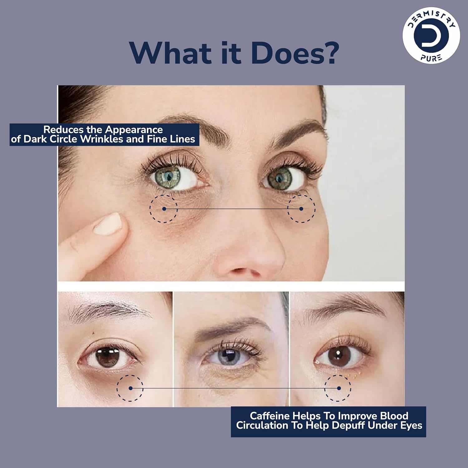 Eye serum for dark circles treatment