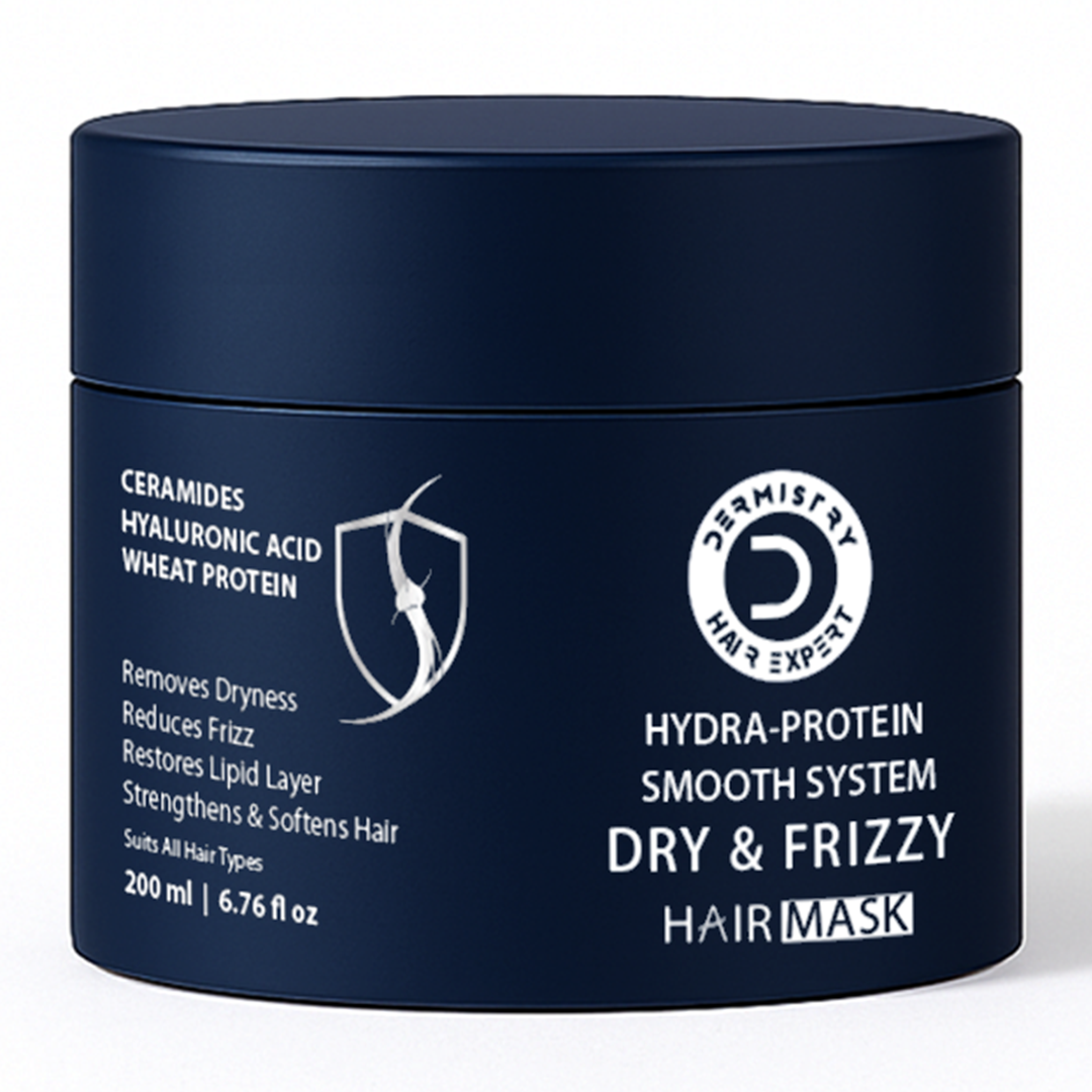 Hair mask for dry frizzy hair care
