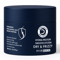 Hair mask for dry frizzy hair care