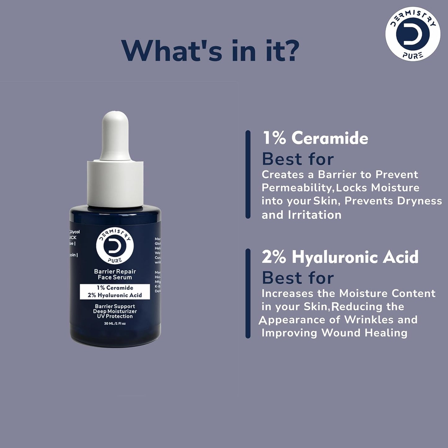 Hydrating serum for dry sensitive skin