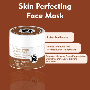 Instant glow face mask application