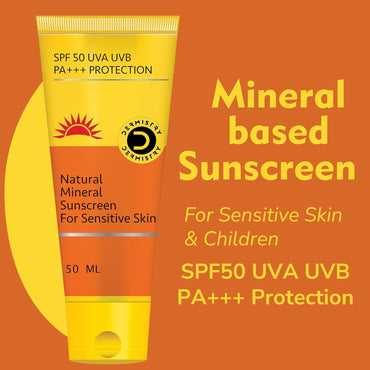 Mineral sunscreen SPF 50 tube