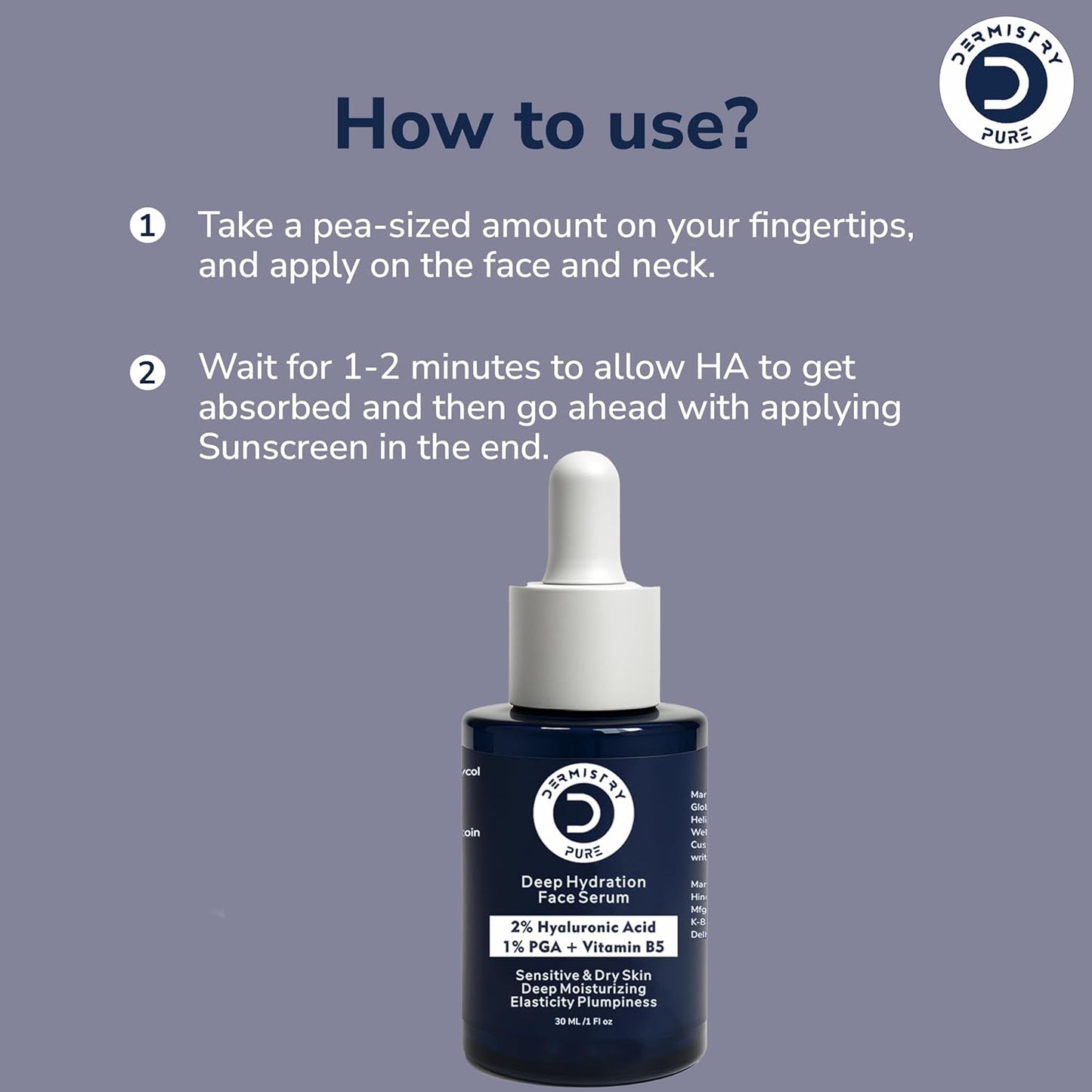 Moisture serum for dry skin