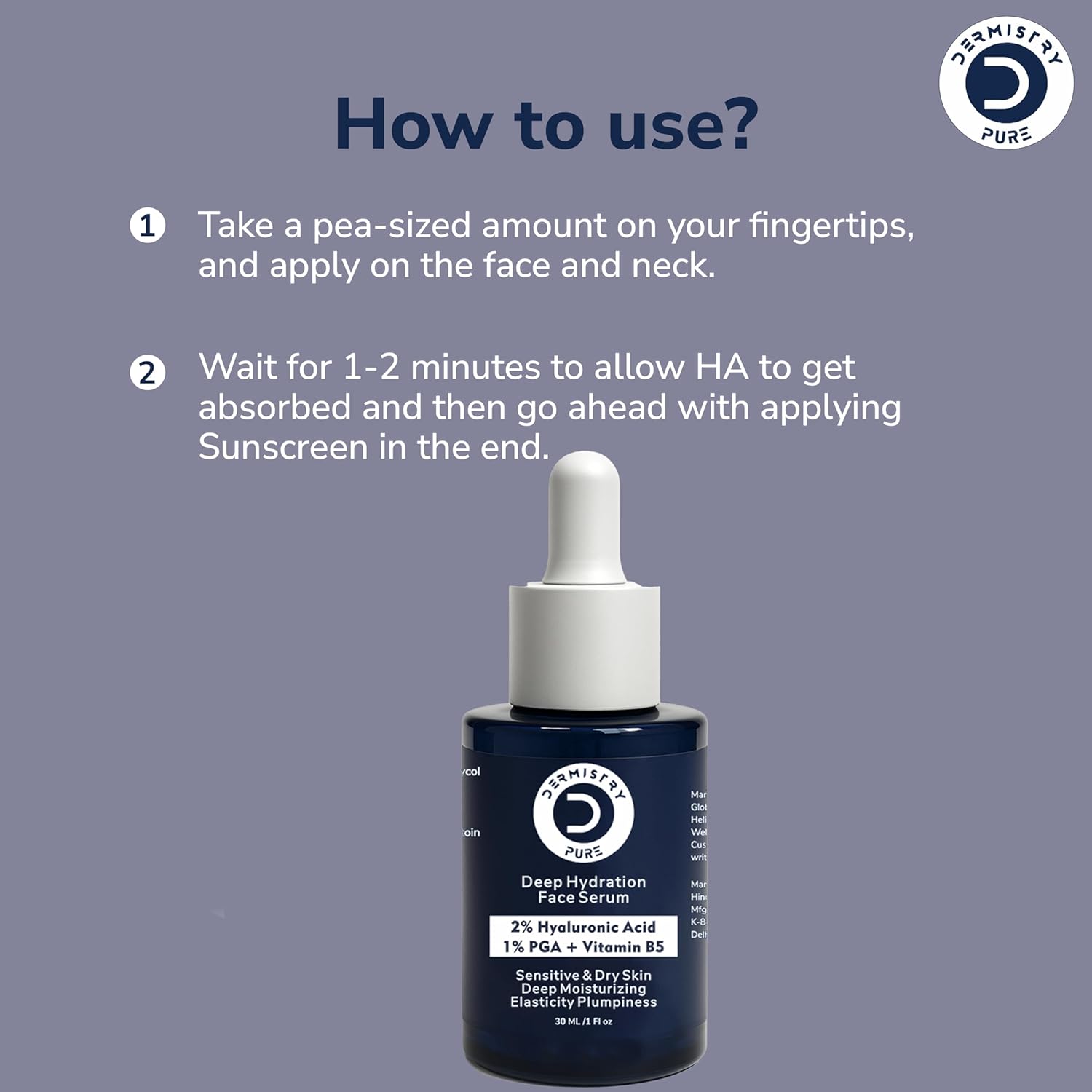 Moisture serum for dry skin