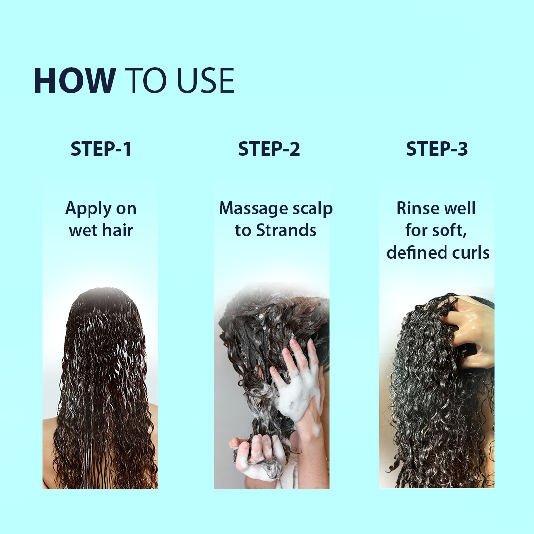 Natural curl shampoo