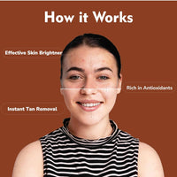 Natural glow face mask application