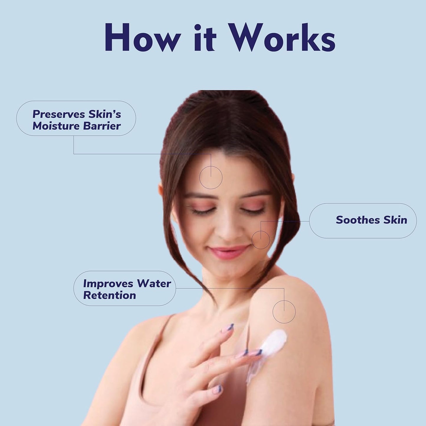 Nourishing body lotion for dry skin