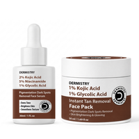 Dermistry Kojic Acid Face Serum & Face Pack Mask for Pigmentation