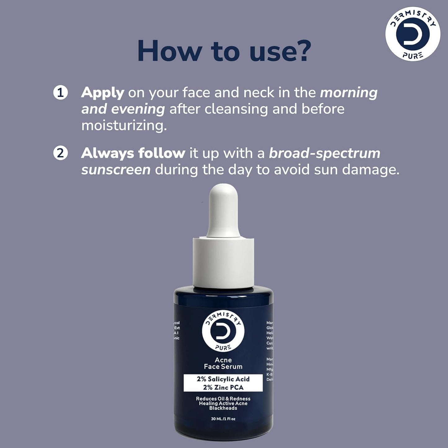 Pimple fighting salicylic serum