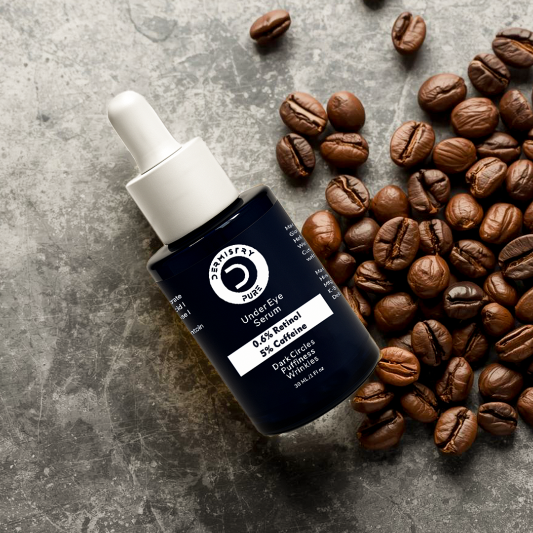 Pure Retinol & Caffeine Under Eye Serum for Wrinkles