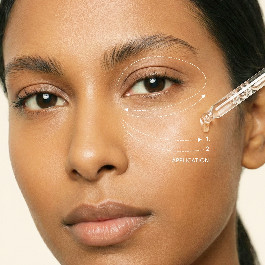 Pure Retinol & Caffeine Under Eye Serum for Wrinkles, Dark Circles, Puffiness