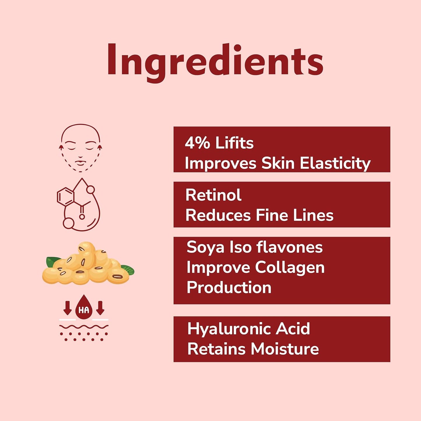 Skin firming serum with dropper