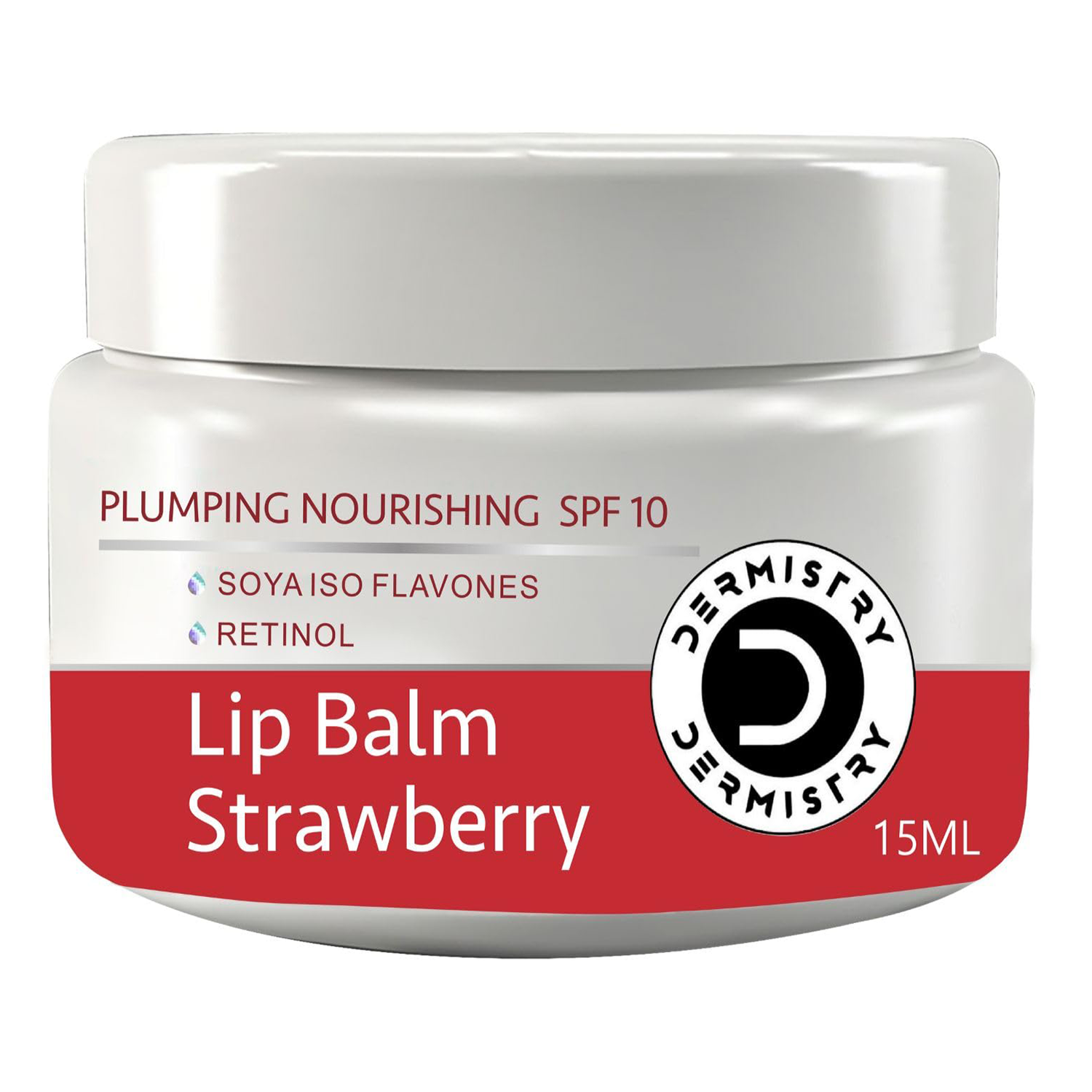 Strawberry lip balm for soft pink lips