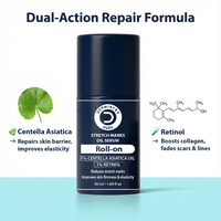 Stretch mark reduction roll-on