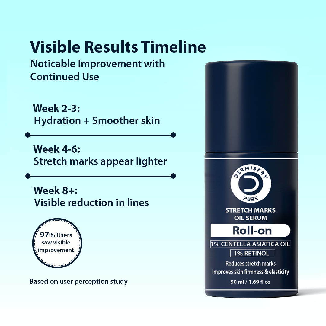 Stretch mark treatment oil