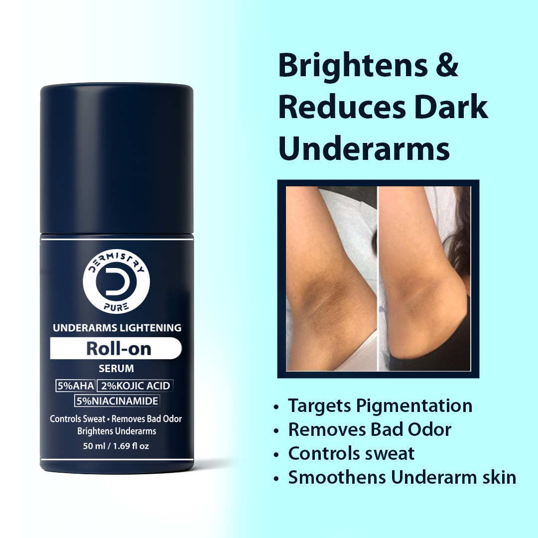 Underarm skin brightening roller