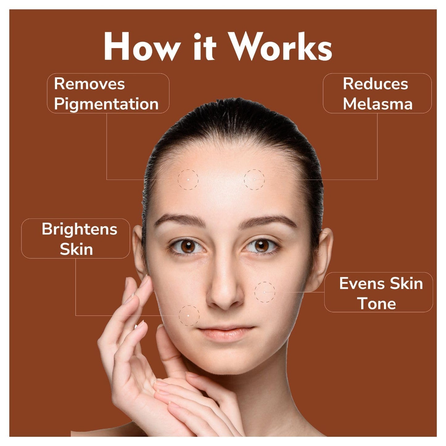 Uneven skin tone correction serum