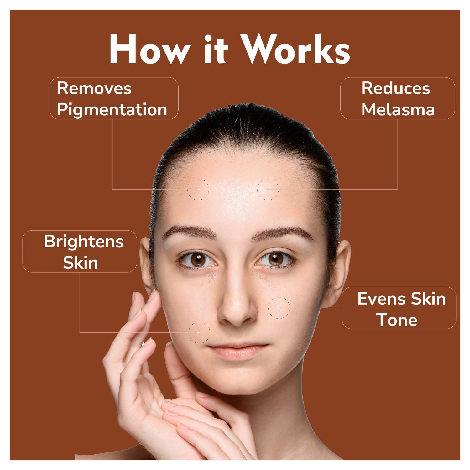 Uneven skin tone correction serum