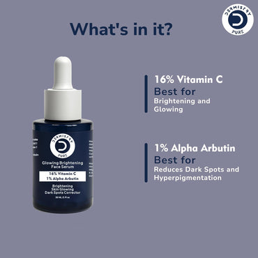 Vitamin C brightening serum bottle
