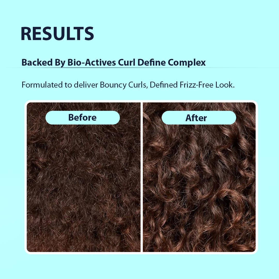 Wave defining hair wash