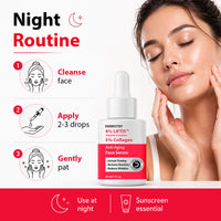 Dermistry Instant Skin Lifting Firming Tightening 4% Liftis Retinol Collagen Boost Day Night Anti Aging Face Serum & SPF 30 Cream For Ageing Wrinkles Dark Circles