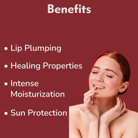 Dermistry Plumping Nourishing SPF10 Lip Balm Cocoa Butter & Strawberry for Dry Dark Chapped Lips