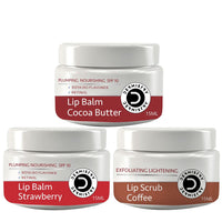 Dermistry Cocoa Butter and Strawberry Tinted Lip Balm Plumping Nourishing Retinol SPF 10 for Glossy Lips
