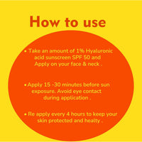 Dermistry Ultra Lite Matte Oil Free Water Based & 1% Hyaluronic Sunscreen SPF 50 For Oily Acne Prone, Dry & Combination Skin