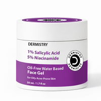 Dermistry 2% Salicylic Acid 5% Niacinamide Zinc Spots Corrector Serum & Oil Free Water Based Day Night Face Moisturizer