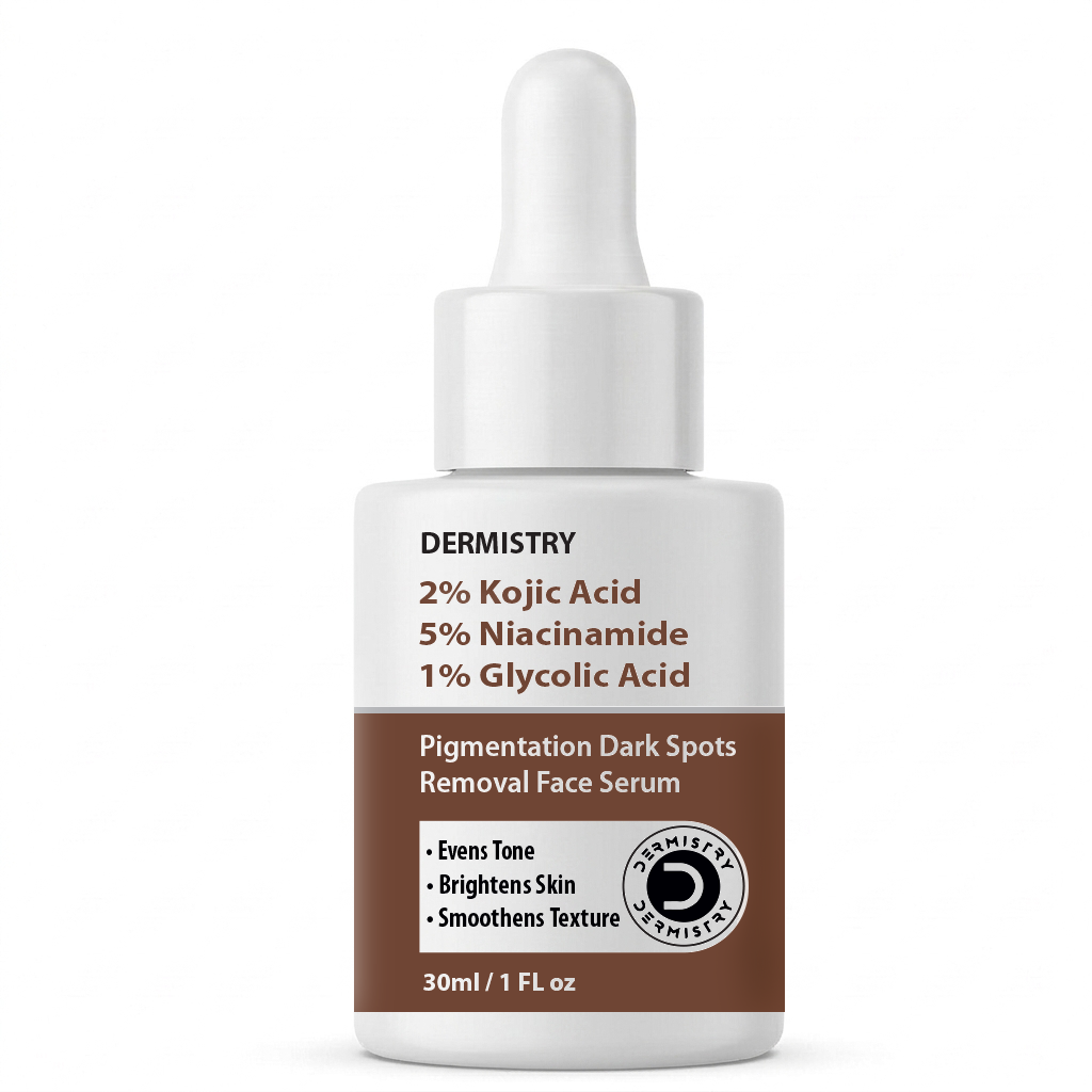 Dermistry Kojic Acid Face Serum & Face Pack Mask for Pigmentation